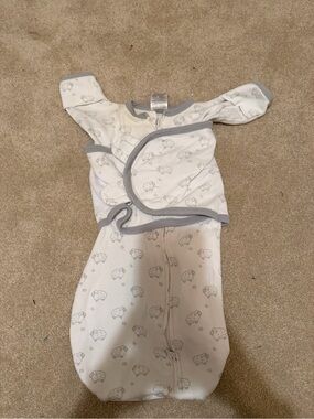 Gray Sheep Print Baby Sleep Sack Swaddle - Soft Cotton Pajamas